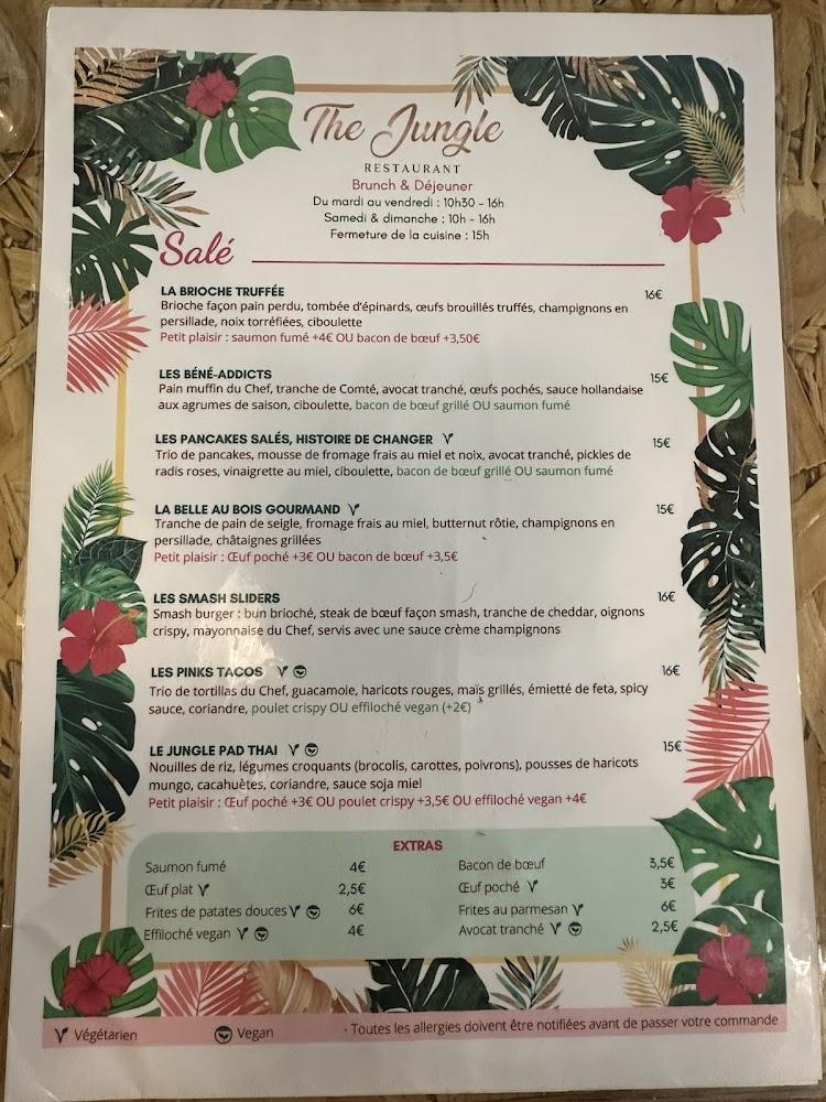 The Jungle Restaurant - Menu Image 3
